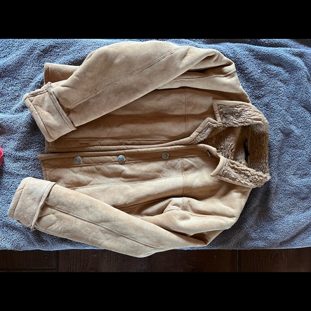 Tan suede jacket
